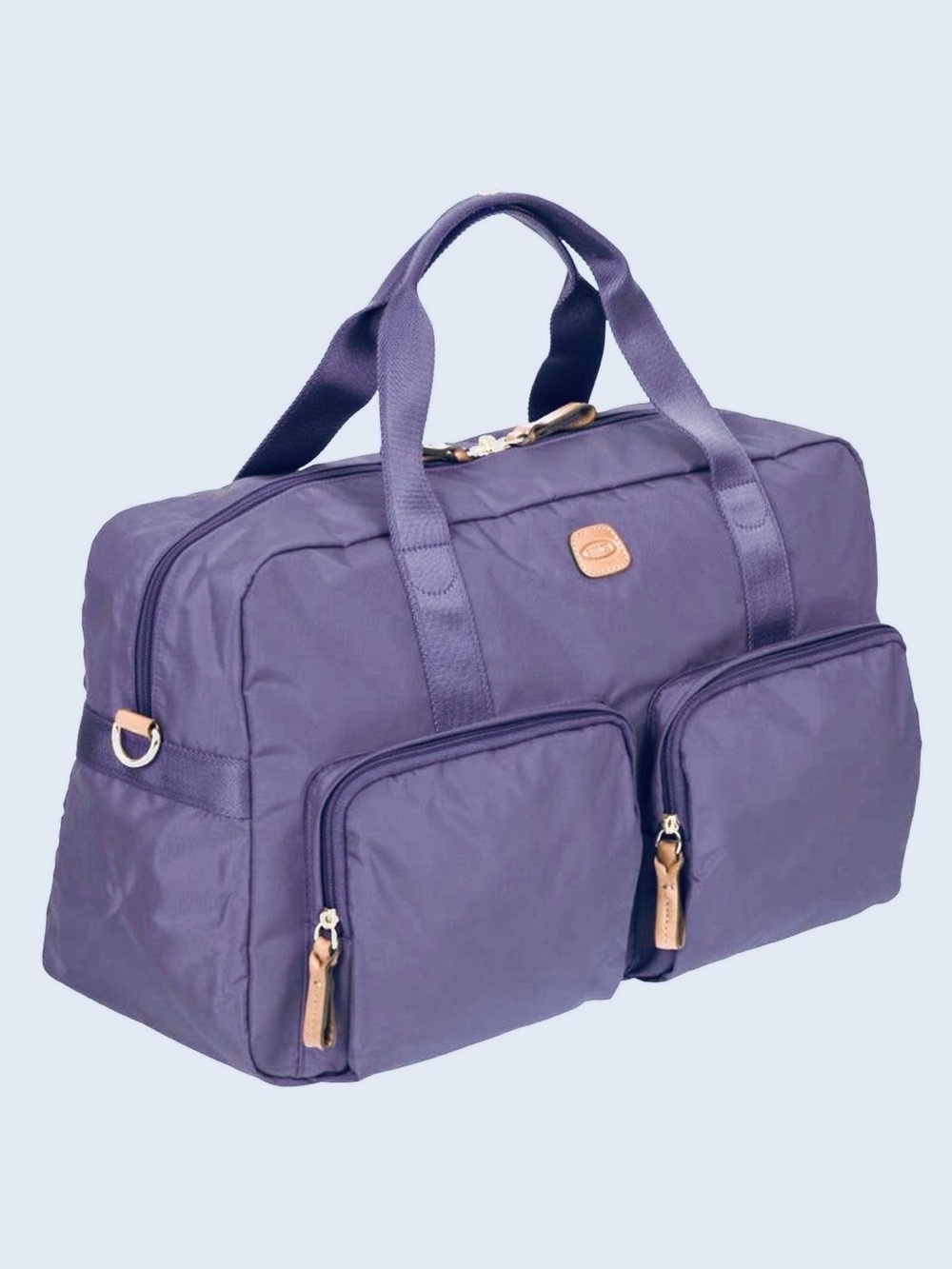 Bric's Purple Weekend Duffel Bag
